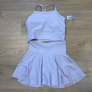 Girls size 8 old navy active two piece set NWT